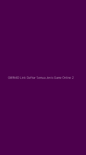 Tampilan Antarmuka Aplikasi Gwin4d Link Daftar Semua Jenis Game Online - 2