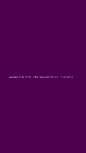 Tampilan Antarmuka Aplikasi Gabungslot4d Portal Informasi Game Online Terupdate - 3