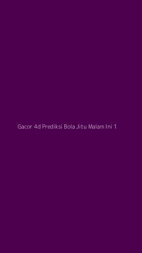 Tampilan Antarmuka Aplikasi Gacor 4d Prediksi Bola Jitu Malam Ini - 1