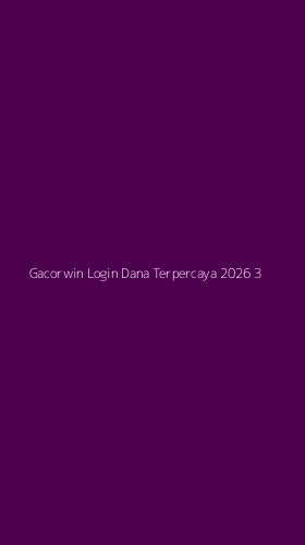 Tampilan Antarmuka Aplikasi Gacorwin Login Dana Terpercaya 2026 - 3