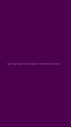 Tampilan Antarmuka Aplikasi Gadistogel App Panduan Deposit Dan Withdraw Kilat - 4