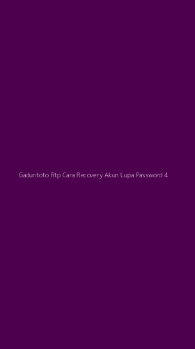 Tampilan Antarmuka Aplikasi Gaduntoto Rtp Cara Recovery Akun Lupa Password - 4