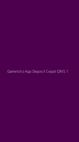 Tampilan Antarmuka Aplikasi Gametoto App Deposit Cepat Qris - 1