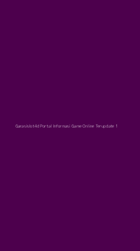 Tampilan Antarmuka Aplikasi Garasislot4d Portal Informasi Game Online Terupdate - 1