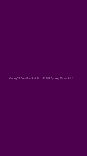 Tampilan Antarmuka Aplikasi Gasing77 Com Prediksi Jitu Hk Sgp Sydney Malam Ini - 4