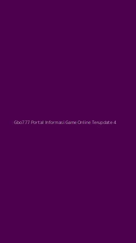 Tampilan Antarmuka Aplikasi Gbo777 Portal Informasi Game Online Terupdate - 4