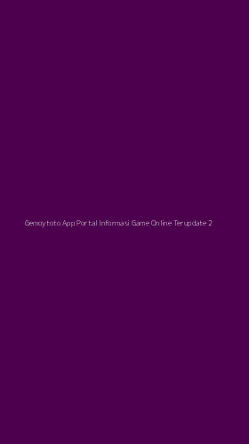 Tampilan Antarmuka Aplikasi Gemoytoto App Portal Informasi Game Online Terupdate - 2