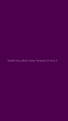 Tampilan Antarmuka Aplikasi Gen4d Situs Multi Game Terbesar Di Asia - 3