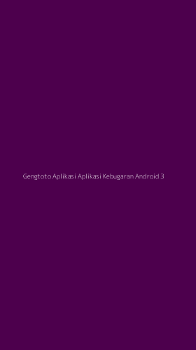 Tampilan Antarmuka Aplikasi Gengtoto Aplikasi Aplikasi Kebugaran Android - 3
