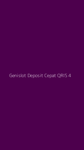Tampilan Antarmuka Aplikasi Genislot Deposit Cepat Qris - 4