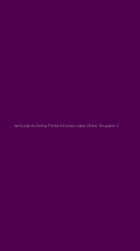 Tampilan Antarmuka Aplikasi Gerbongtoto Daftar Portal Informasi Game Online Terupdate - 2