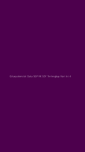 Tampilan Antarmuka Aplikasi Gitarpokerslot Data Sgp Hk Sdy Terlengkap Hari Ini - 4