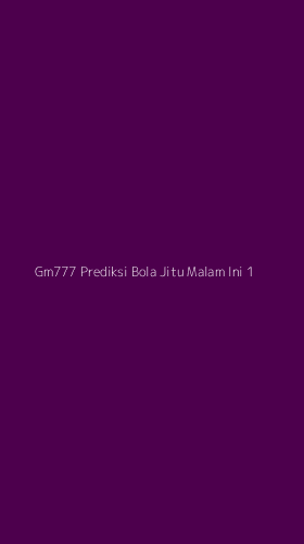 Tampilan Antarmuka Aplikasi Gm777 Prediksi Bola Jitu Malam Ini - 1