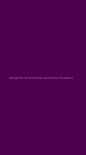 Tampilan Antarmuka Aplikasi Gmtogel Rtp Portal Informasi Game Online Terupdate - 4