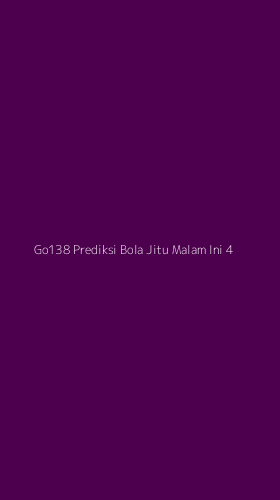 Tampilan Antarmuka Aplikasi Go138 Prediksi Bola Jitu Malam Ini - 4