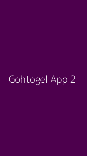 Tampilan Antarmuka Aplikasi Gohtogel App - 2