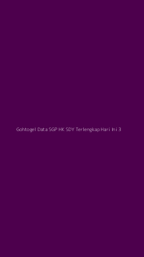 Tampilan Antarmuka Aplikasi Gohtogel Data Sgp Hk Sdy Terlengkap Hari Ini - 3