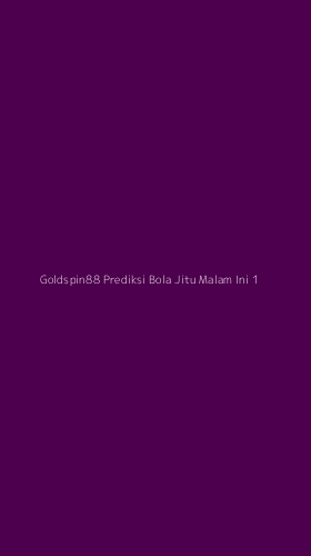 Tampilan Antarmuka Aplikasi Goldspin88 Prediksi Bola Jitu Malam Ini - 1