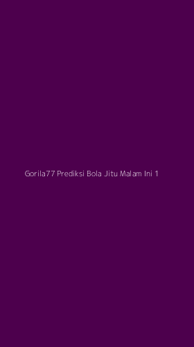 Tampilan Antarmuka Aplikasi Gorila77 Prediksi Bola Jitu Malam Ini - 1