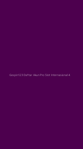 Tampilan Antarmuka Aplikasi Gospin123 Daftar Akun Pro Slot Internasional - 4