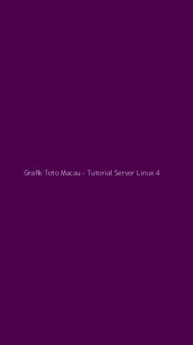 Tampilan Antarmuka Aplikasi Grafik Toto Macau - Tutorial Server Linux - 4