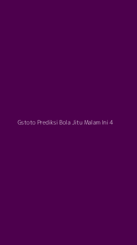 Tampilan Antarmuka Aplikasi Gstoto Prediksi Bola Jitu Malam Ini - 4