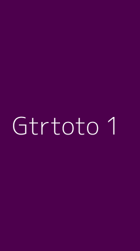 Tampilan Antarmuka Aplikasi Gtrtoto - 1