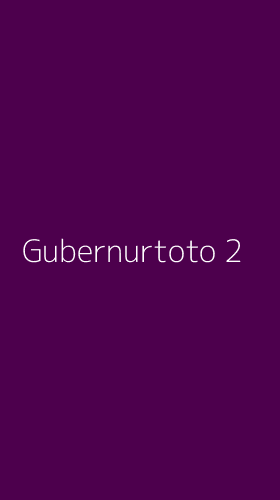 Tampilan Antarmuka Aplikasi Gubernurtoto - 2