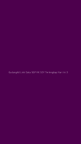 Tampilan Antarmuka Aplikasi Gudang4d Link Data Sgp Hk Sdy Terlengkap Hari Ini - 3