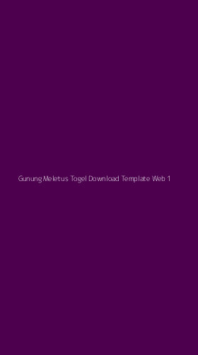 Tampilan Antarmuka Aplikasi Gunung Meletus Togel Download Template Web - 1