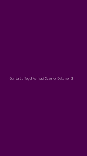 Tampilan Antarmuka Aplikasi Gurita 2d Togel Aplikasi Scanner Dokumen - 3