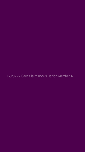 Tampilan Antarmuka Aplikasi Guru777 Cara Klaim Bonus Harian Member - 4