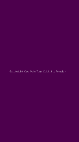 Tampilan Antarmuka Aplikasi Gxtoto Link Cara Main Togel Colok Jitu Pemula - 4