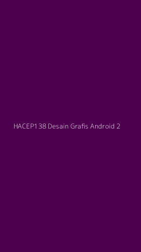 Tampilan Antarmuka Aplikasi Hacep138 Desain Grafis Android - 2