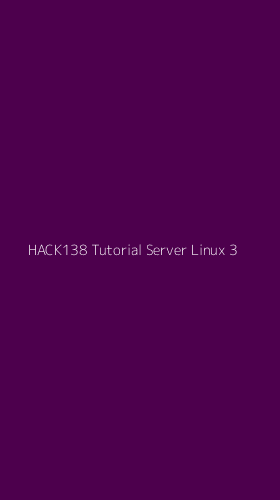 Tampilan Antarmuka Aplikasi Hack138 Tutorial Server Linux - 3