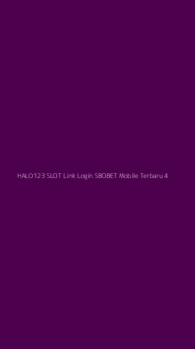 Tampilan Antarmuka Aplikasi Halo123 Slot Link Login Sbobet Mobile Terbaru - 4