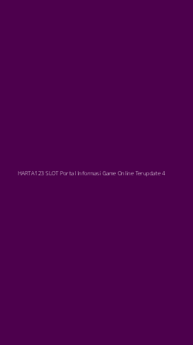Tampilan Antarmuka Aplikasi Harta123 Slot Portal Informasi Game Online Terupdate - 4