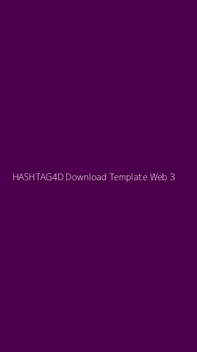Tampilan Antarmuka Aplikasi Hashtag4d Download Template Web - 3