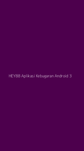 Tampilan Antarmuka Aplikasi Hey88 Aplikasi Kebugaran Android - 3