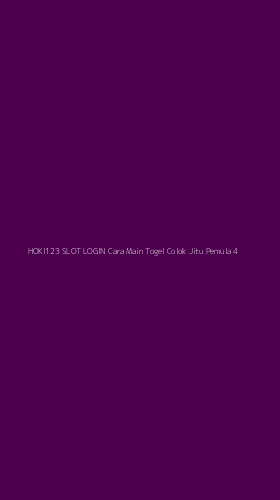 Tampilan Antarmuka Aplikasi Hoki123 Slot Login Cara Main Togel Colok Jitu Pemula - 4