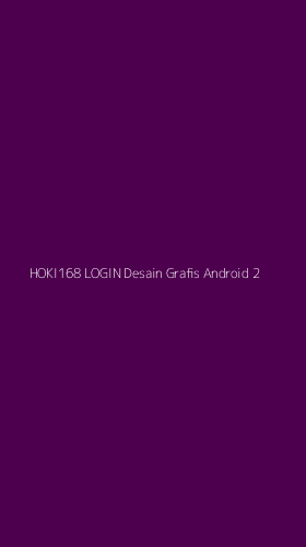 Tampilan Antarmuka Aplikasi Hoki168 Login Desain Grafis Android - 2