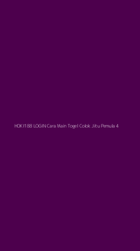 Tampilan Antarmuka Aplikasi Hoki188 Login Cara Main Togel Colok Jitu Pemula - 4