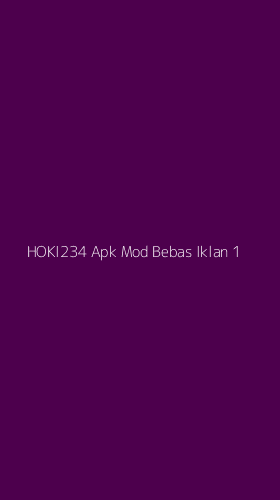 Tampilan Antarmuka Aplikasi Hoki234 Apk Mod Bebas Iklan - 1