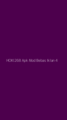 Tampilan Antarmuka Aplikasi Hoki268 Apk Mod Bebas Iklan - 4
