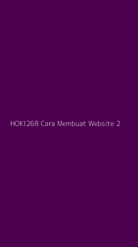 Tampilan Antarmuka Aplikasi Hoki268 Cara Membuat Website - 2