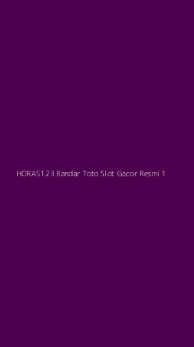 Tampilan Antarmuka Aplikasi Horas123 Bandar Toto Slot Gacor Resmi - 1