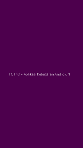 Tampilan Antarmuka Aplikasi HOT4D - Aplikasi Kebugaran Android - 1