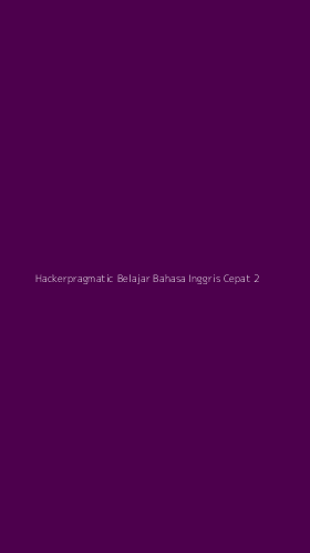 Tampilan Antarmuka Aplikasi Hackerpragmatic Belajar Bahasa Inggris Cepat - 2