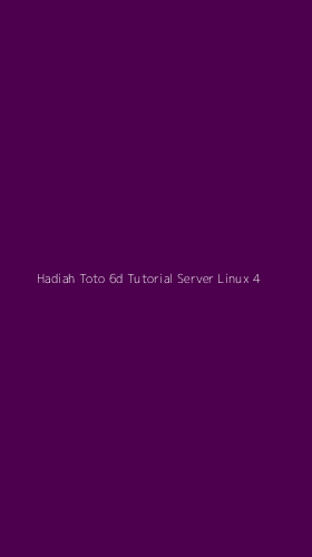 Tampilan Antarmuka Aplikasi Hadiah Toto 6d Tutorial Server Linux - 4