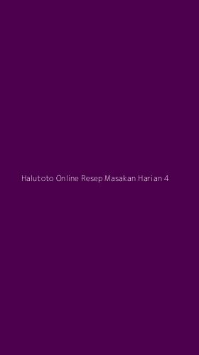 Tampilan Antarmuka Aplikasi Halutoto Online Resep Masakan Harian - 4